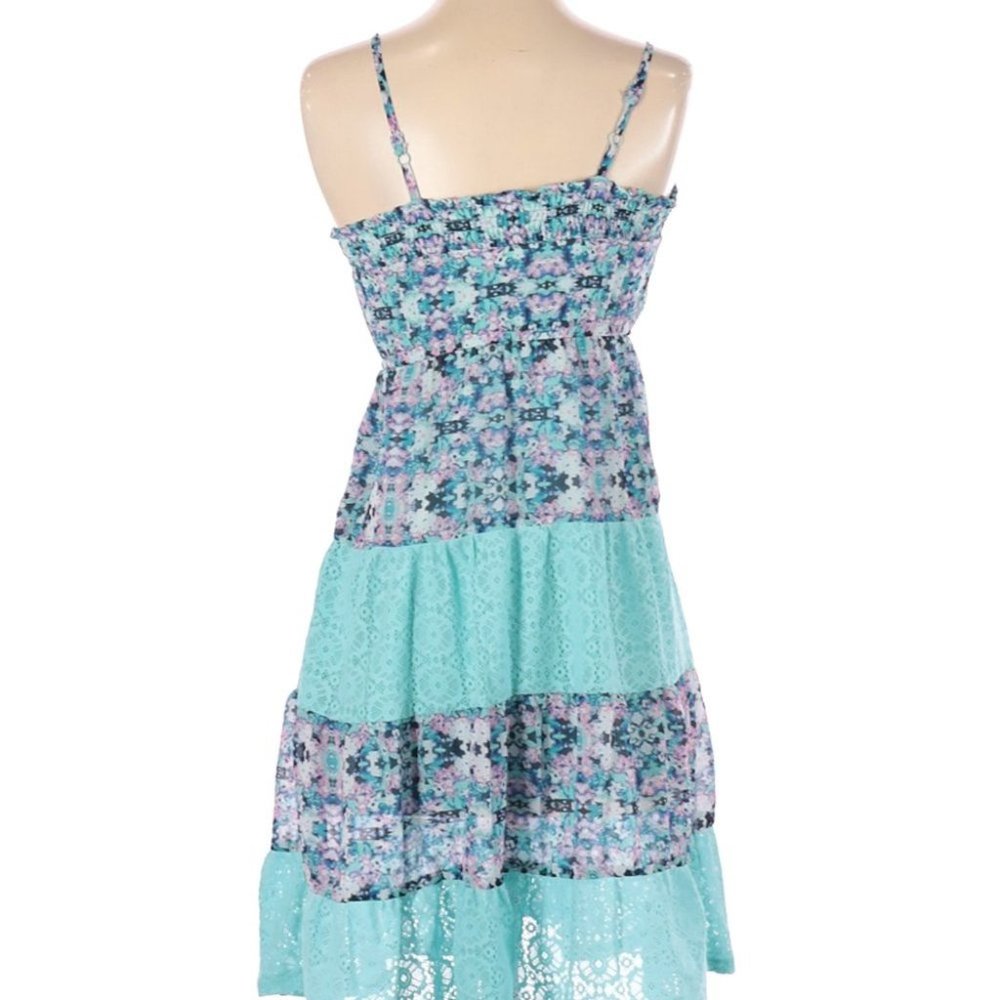 Boutique Bohemian Sun Dress Blue Size Small - Picture 4 of 9
